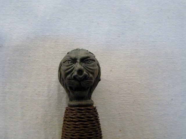 Vintage Knights Dagger, stamped "TOLEDO", w/lions heads - 5