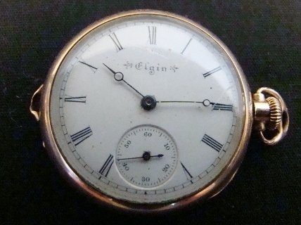 Waltham, Hampden, Elgin - Lot of 3 watches. - 3
