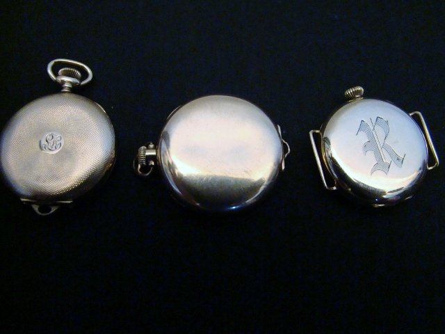 Waltham, Hampden, Elgin - Lot of 3 watches. - 5