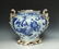 A Silver Mounted Chinese Blue and White Porcelain Jar