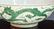 A Chinese Qing Green Dragons Porcelain Bowl - 2