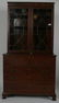 Mahogany Federal Desk w/ Bookcase Top.
