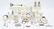 Sterlling Stieff Rose 24 Serving pcs.