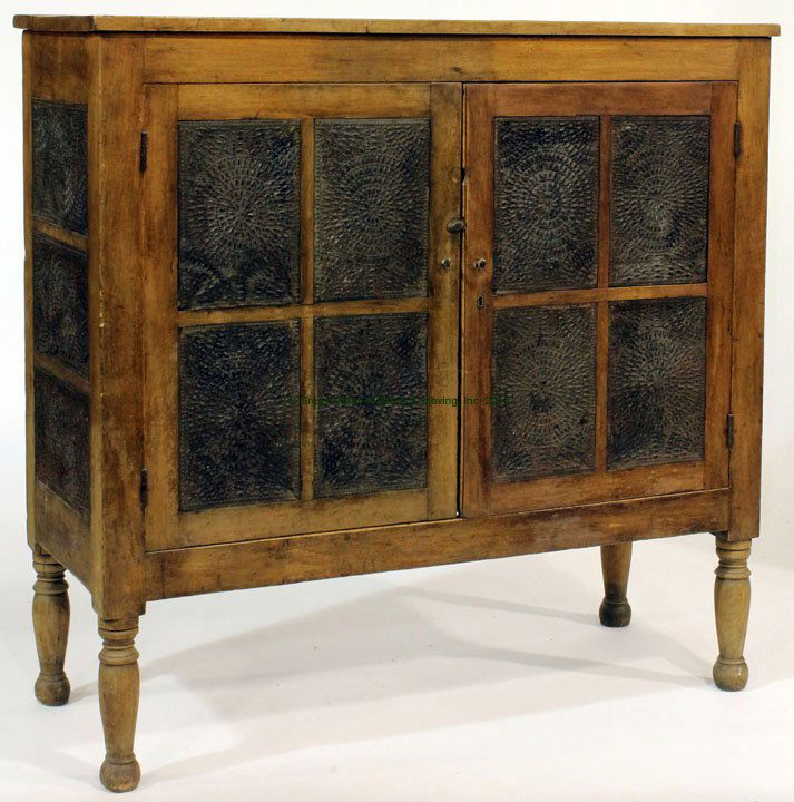 Fourteen Tin Pie Safe