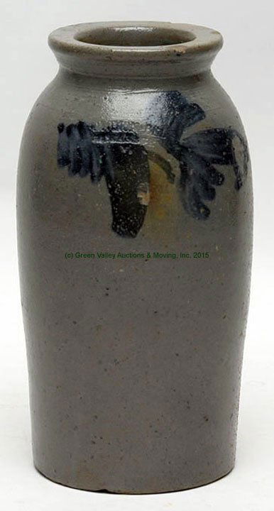 Solomon Bell, Strasburg Colbalt Decorated Canner (1 of 1)