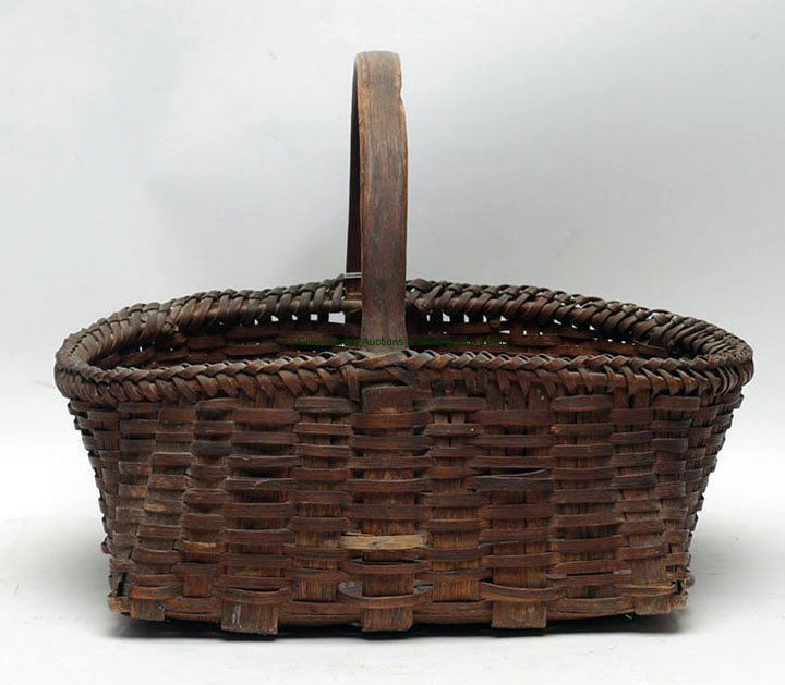 Shenandoah Valley Oak Splint Farm Basket (1 of 2)