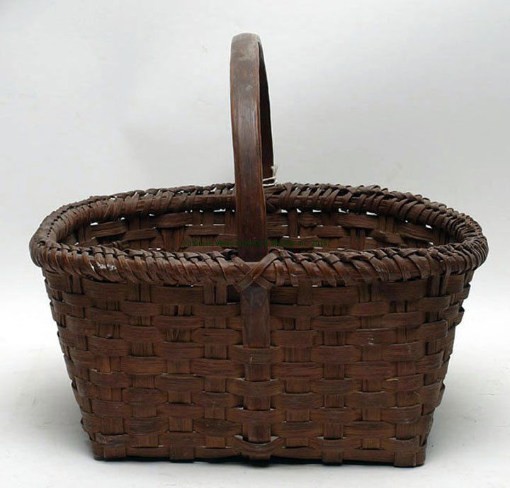 Shenandoah Valley Oak Splint Farm Basket (1 of 2)