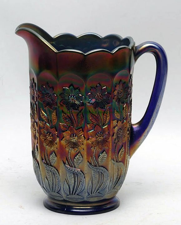 Fenton Starflower Cobalt Water Pitcher (1 of 2)