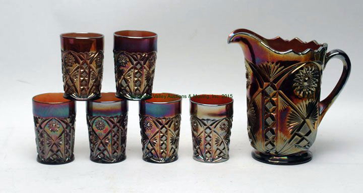 Millersburg Marilyn Amethyst 7 Piece Water Set (1 of 1)