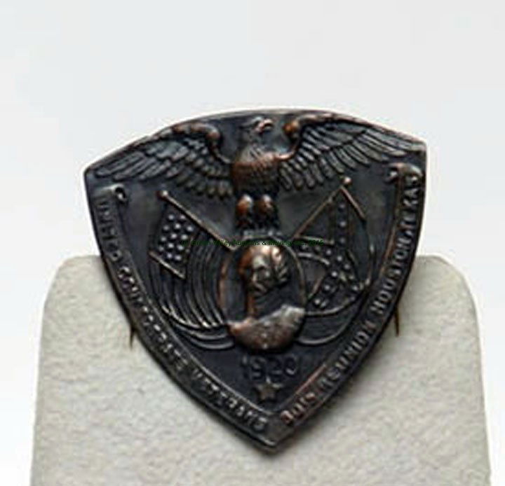 1920 Civil War Reunion Badge, Houston, Texas. (1 of 1)