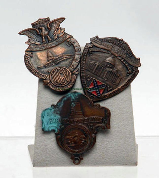 Civil War Reunion Badges (Lot of Three) (1 of 1)
