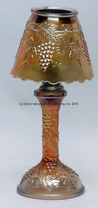 Northwood Grape & Cable Candle Lamp w/ Shade (1 of 2)