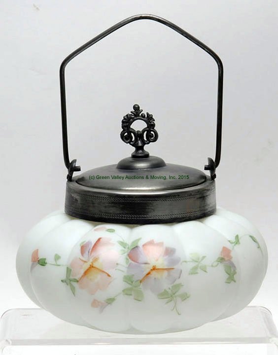 Mt. Washington Melon Ribbed Biscuit Jar (1 of 1)