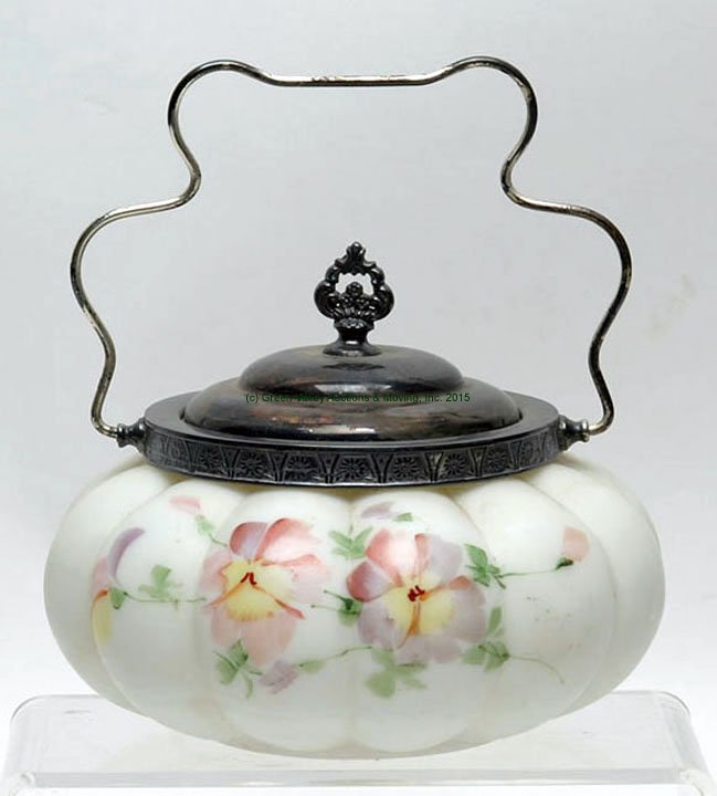 Mt. Washington Melon Ribbed Biscuit Jar (1 of 1)