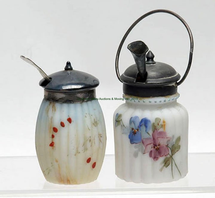 Mt. Washington Ribbed Mustard Jars (1 of 1)