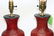 Chinese Cinnabar Pair of Table Lamps - 3