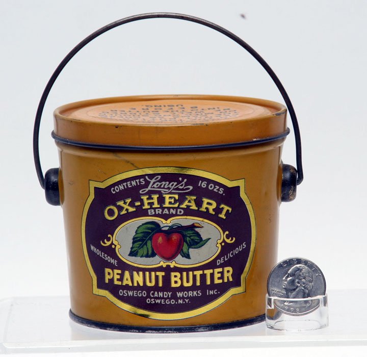 Long's Ox-Heart Peanut Butter Pail (1 of 1)