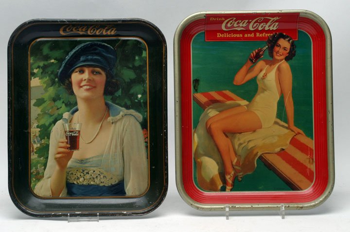 Coca Cola Serving Trays, Lot of Two (1 of 1)