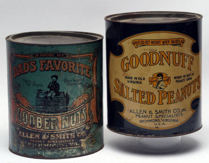 Two Richmond, Virginia Peanut Tins (1 of 1)