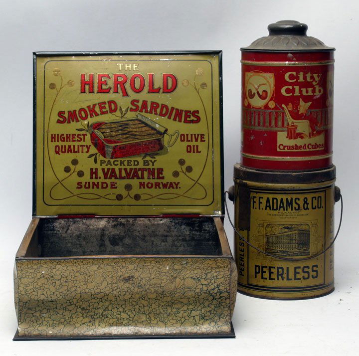 Country Store Tins, Lot Three (1 of 1)
