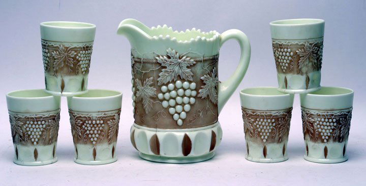 Northwood Custard Grape & Cable 7 Piece Water Set (1 of 1)