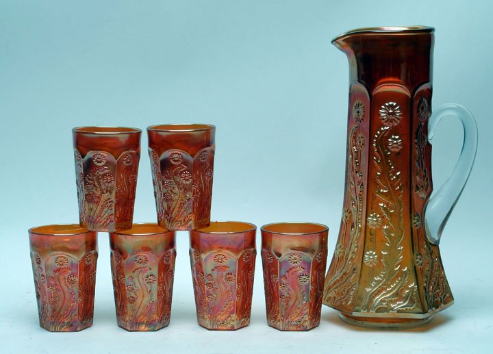 Fenton Paneled Dandelion Water Set (1 of 1)