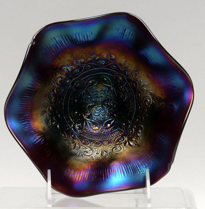 Northwood Carnival Glass Fine Cut & Roses (1 of 2)