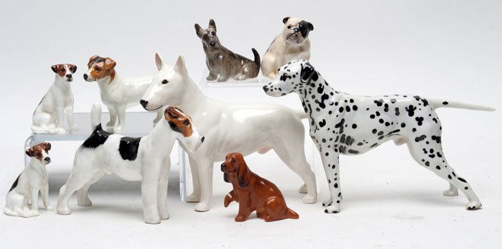 Royal Doulton & Beswick Porcelain Dog Figures (1 of 1)
