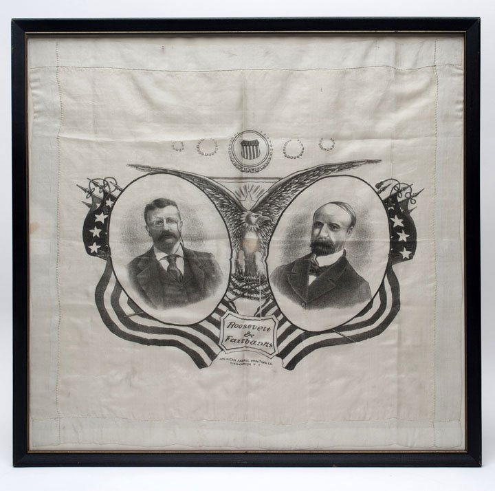 1904 Roosevelt & Fairbanks Handkerchief (1 of 2)