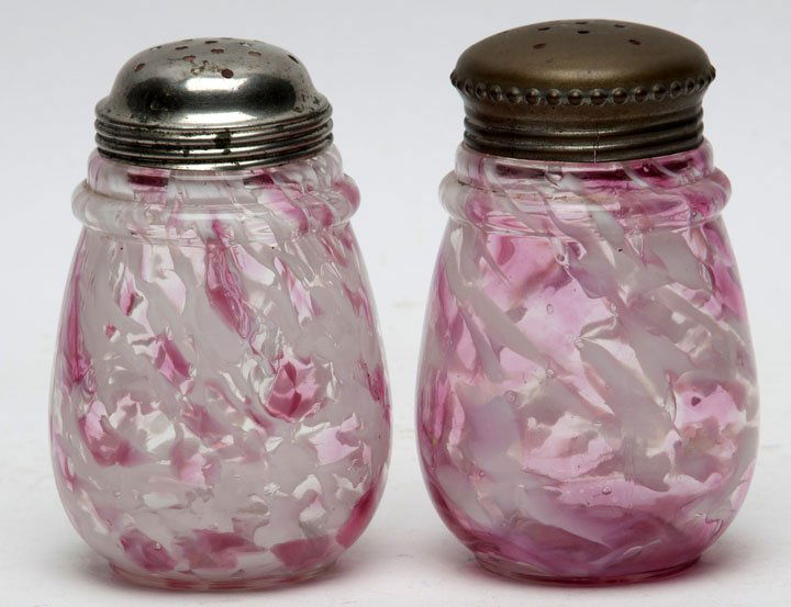 Ring Neck Spatter Sugar Shakers, Lot of Two (1 of 1)