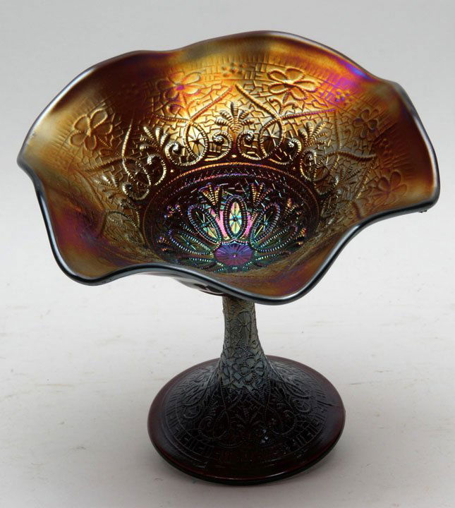 Northwood Hearts & Flowers Amethyst Compote (1 of 2)