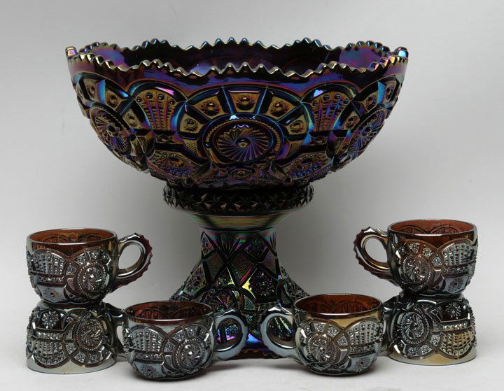 Imperial Broken Arches Vivid Punch Bowl Set (1 of 2)