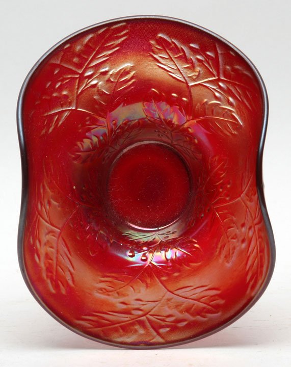 Fenton Holly Red Carnival Hat (1 of 2)