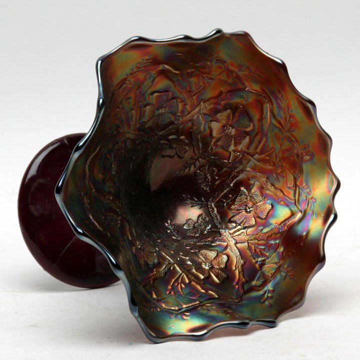 Northwood Blossomtime Amethyst Compote (1 of 1)