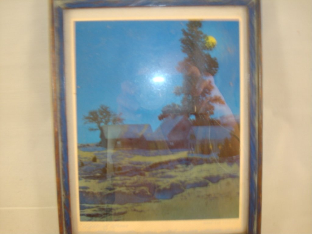 Maxfield Parrish print 'Light of Home' 6" x 7.5": Maxfield Parrish print 'Light of Home' 6" x 7.5" framed - nice condition