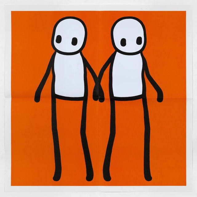 STIK- HOLDING HANDS (Orange) (1 of 1)