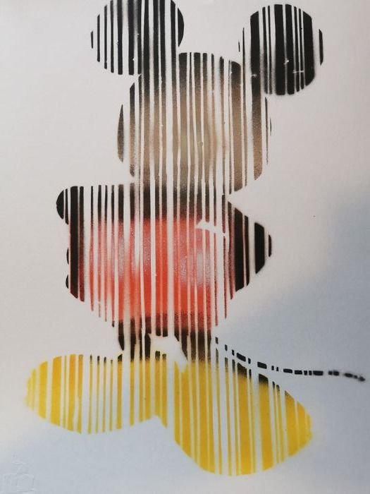 CANNED - MOUSE DISSECTION: Canned - Mouse Dissection Spray paint - Hand signed - 20 - 2020 Mouse Dissection Artist: C.P.DENOEL (CANNED) Edition of 20 and sold out Size: 29.7 x 42 cm Signed and numbered by hand by the artist, em