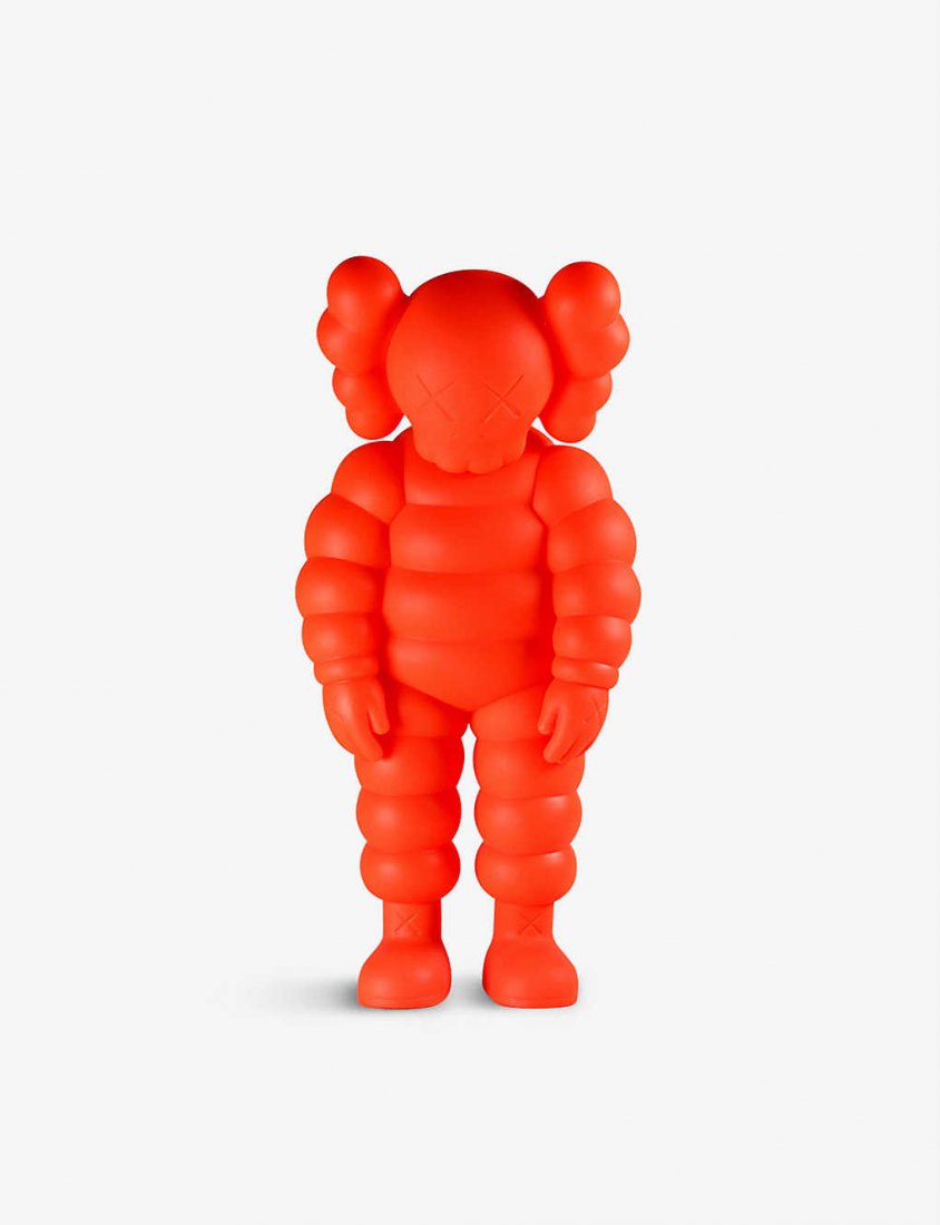 KAWS - WHAT PARTY FIGURE - ORANGE: Kaws (1974) - What Party Figure - Orange Resin - Plate signed Icon of his new exhibition at the Brooklyn Museum. KAWS What Party - Orange- Brand New. SOLD OUT in less than 1 minute. Packed and shipped