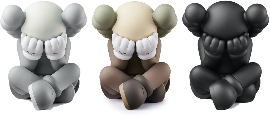KAWS - SEPARATED VINYL FIGURE - COMPLETE SET OF 3: KAWS Separated Vinyl Figure - Complete Set of 3 DIMENSIONS 7.75 IN New in Box. Vinyl Medicom Toy. To commemorate the launch of his groundbreaking new WHAT PARTY exhibition at the Brooklyn Museum, KAWS