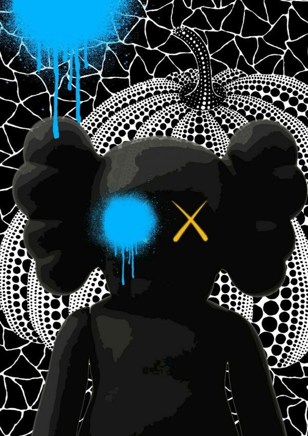 DEATH NYC - X PUMP DRIP 1 (KAWS & YAYOI KUSAMA): DEATH NYC - X Pump Drip 1 (Kaws & Yayoi Kusama) Size: 45cm x 32cm Edition of 100 + Artists Proofs Print is signed and dated by DEATH NYC. Paper: Fine art 300 gsm paper Comes with Certificate of Authen