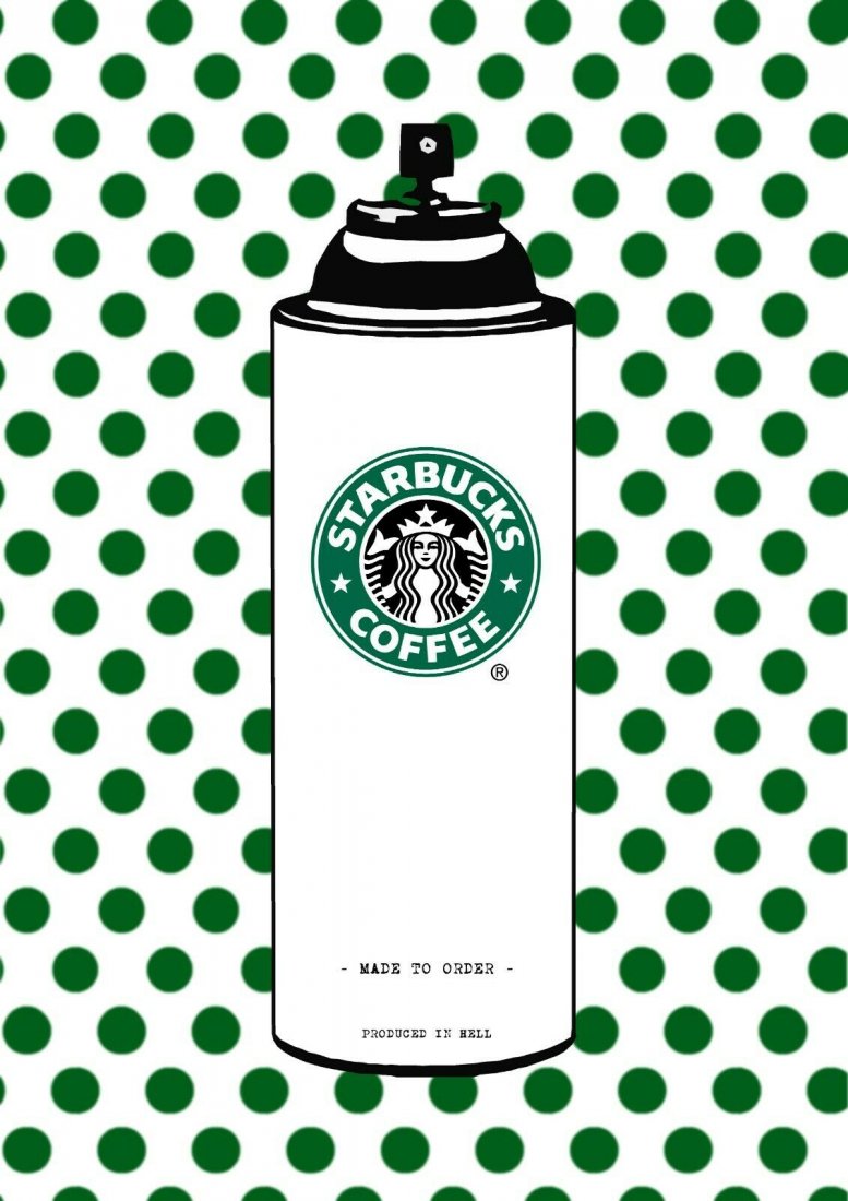 DEATH NYC - "COFFEE SPRAY" - STARBUCKS (1 of 4)
