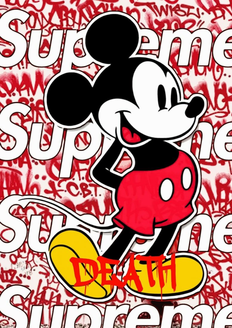 Supreme x mickey mouse cheap