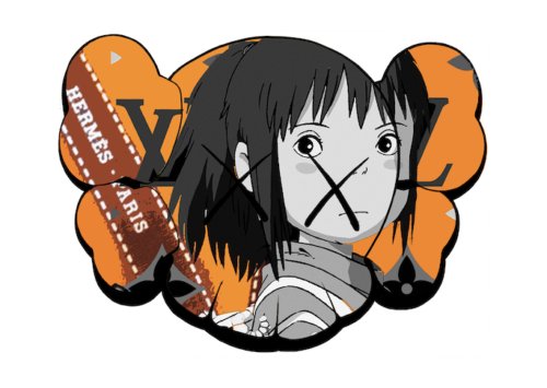 DEATH NYC - \"X X HER AWAY\"  - HERMES X KAWS (1 of 4)