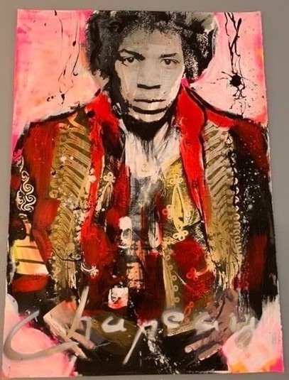 RONALD CHAPEAU - JIMI HENDRIX - XXL - ORIGINAL (1 of 7)