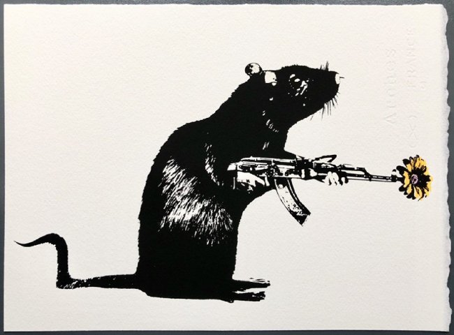 BLEK LE RAT - THE WARRIOR - YELLOW EDITION - AP (1 of 3)
