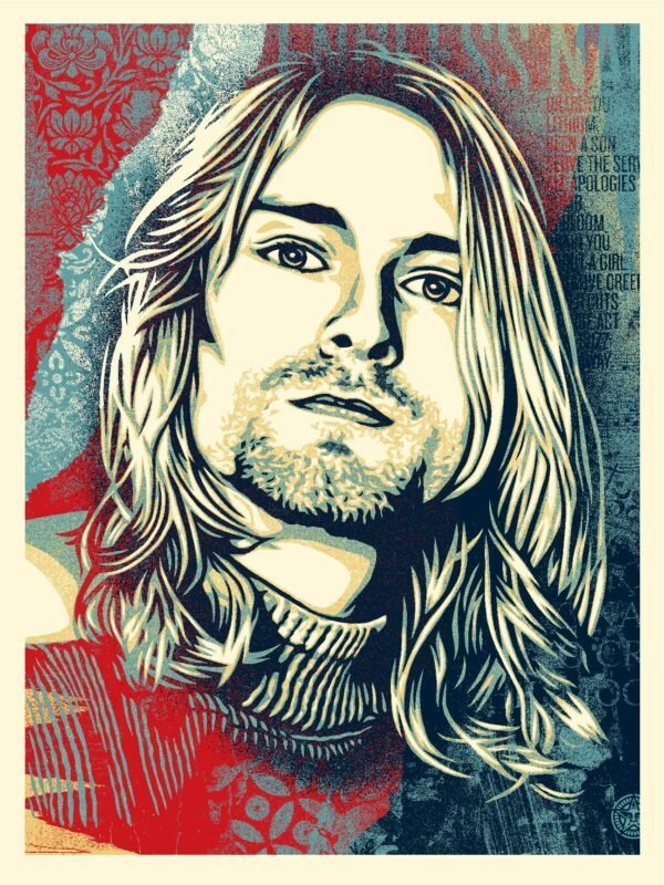 SHEPARD FAIREY - KURT COBAIN - ENDLESS NAMELESS (1 of 3)