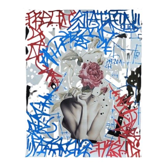 ENIGME09 - FREUD UNDERGROUND 2 - ORIGINAL CANVAS (1 of 3)