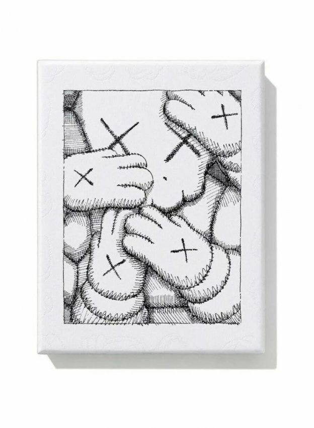 KAWS - URGE -WHAT PARTY - PLATE SET OF 4 X 1 (1 of 5)