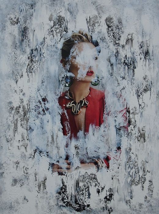 ANGEL 41 - BORN IN A BAD PLACE - ORIGINAL CANVAS (1 of 6)