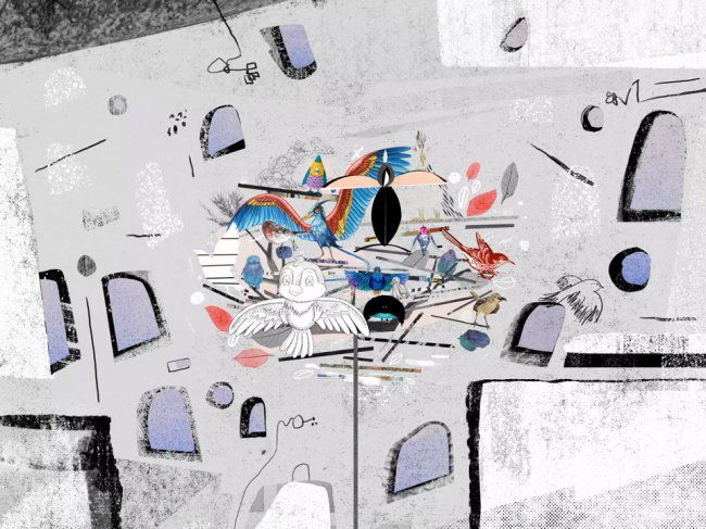 KAWS - YOUNGARTS TOGETHER - UNIQUE PRINT (1 of 4)